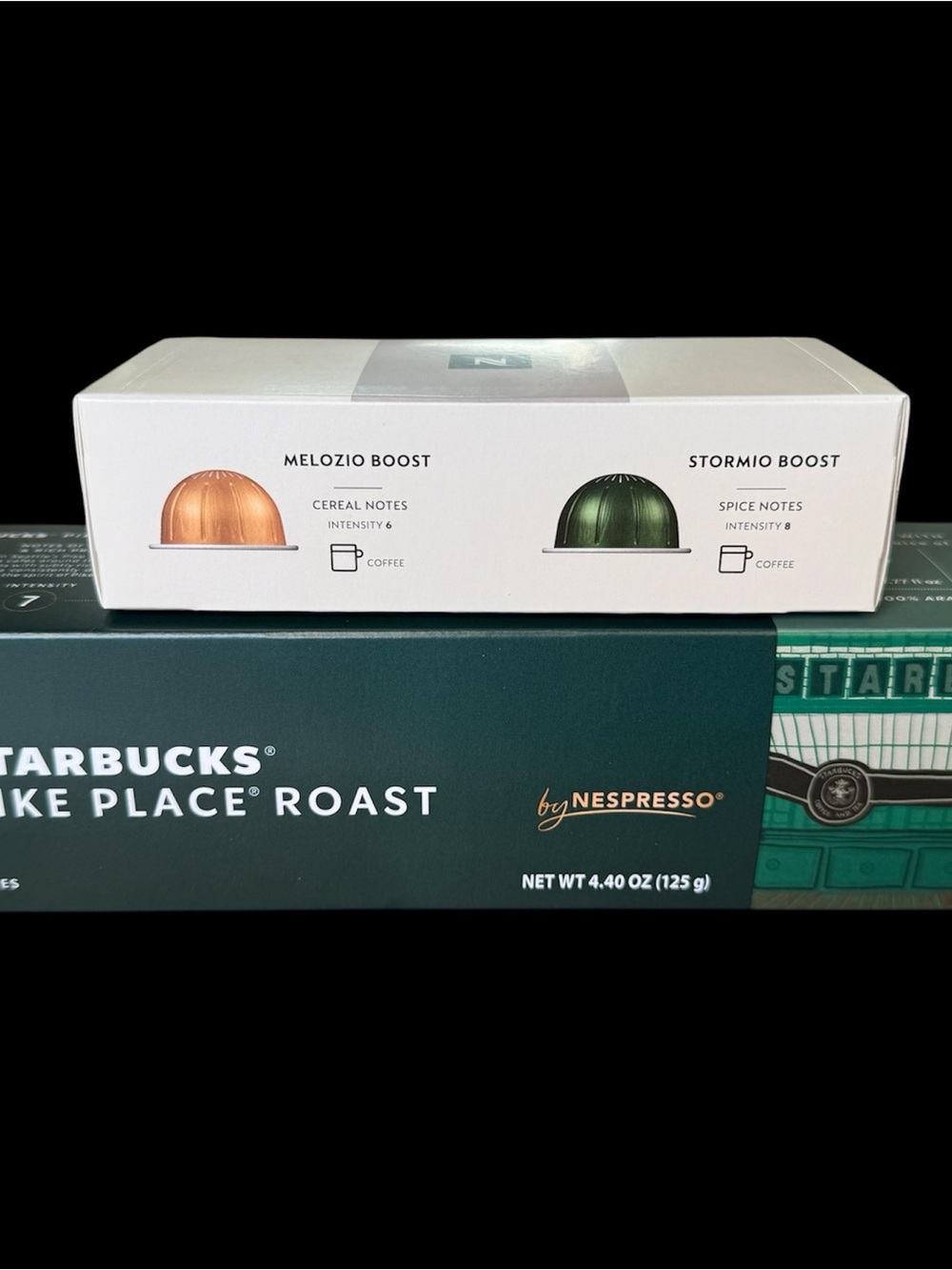 Nespresso Vertuo STARBUCKS Pike Place Coffee Capsule Sleeve +Sample Pods NEW